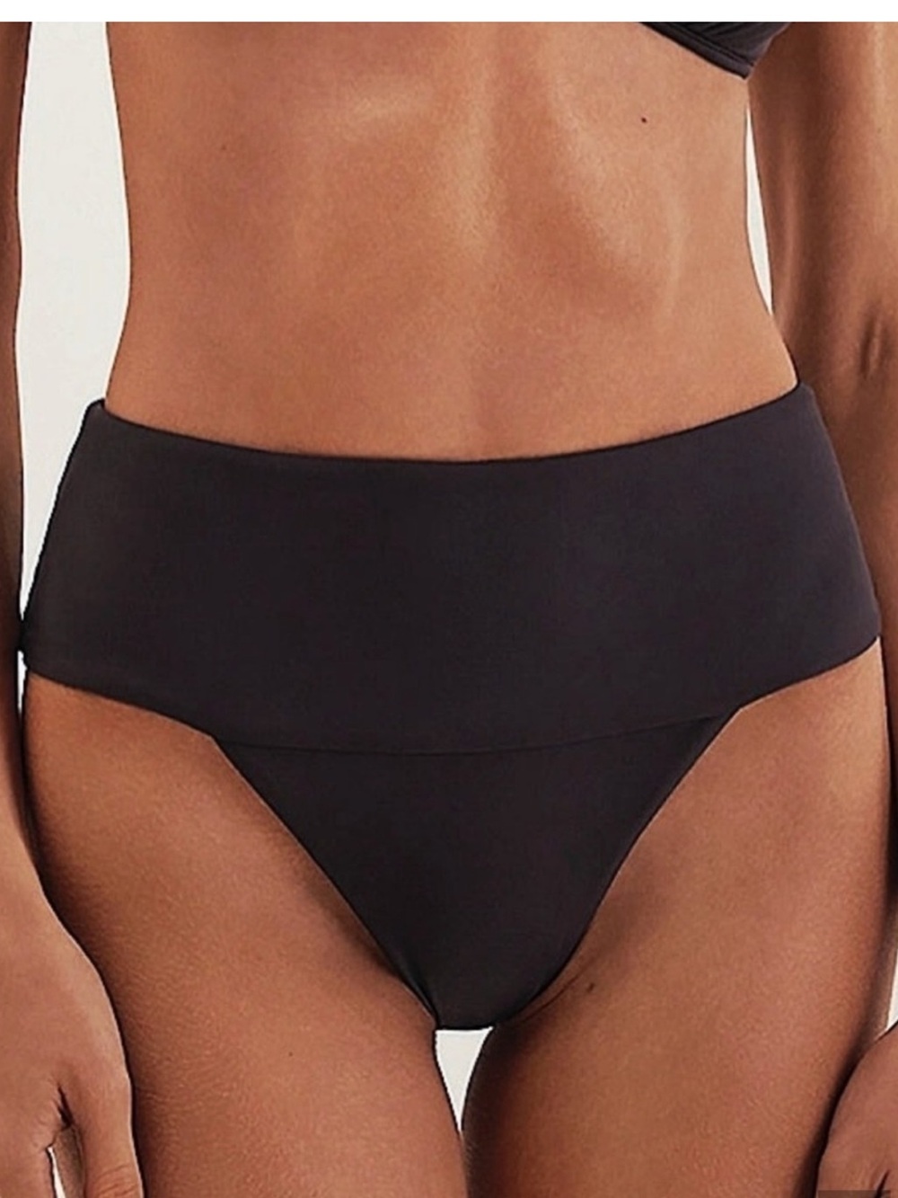 NWT Vix Jessica Hot Pant Swim Bikini Bottoms Black Sz small